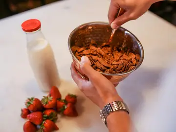 Cereales de chocolate y leche Cereales de chocolate y leche