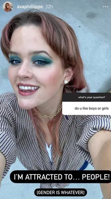Ava Phillipe en sus Stories Ava Phillipe en sus Stories