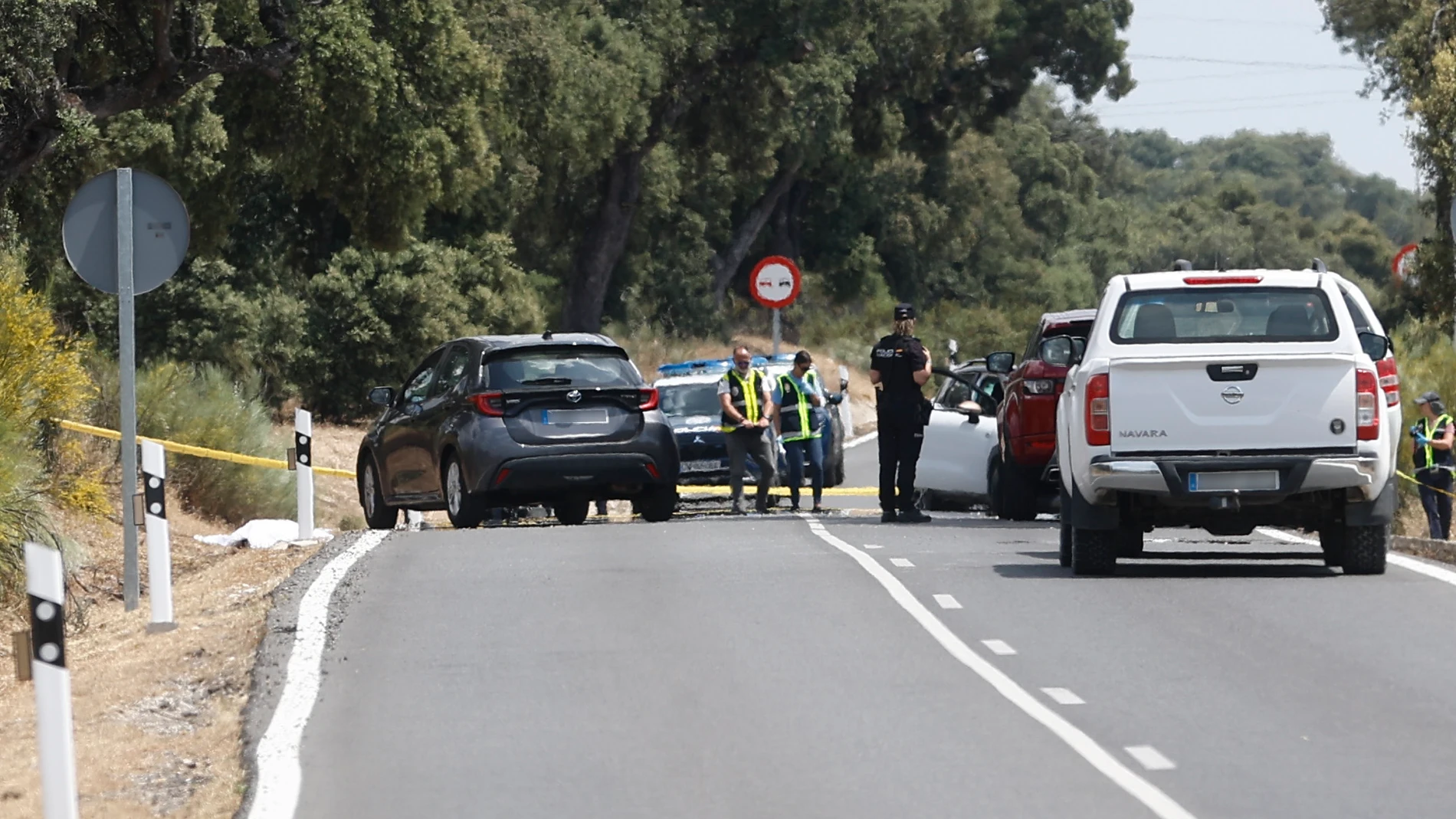 Carretera donde fue tiroteado Borja Villacís Carretera donde fue tiroteado Borja Villacís
