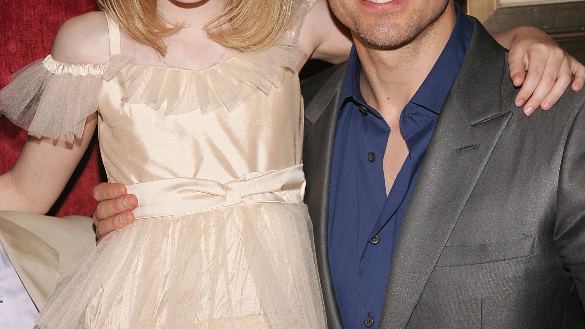 Dakota Fanning y Tom Cruise en la premiere de La guerra de los mundos en 2005