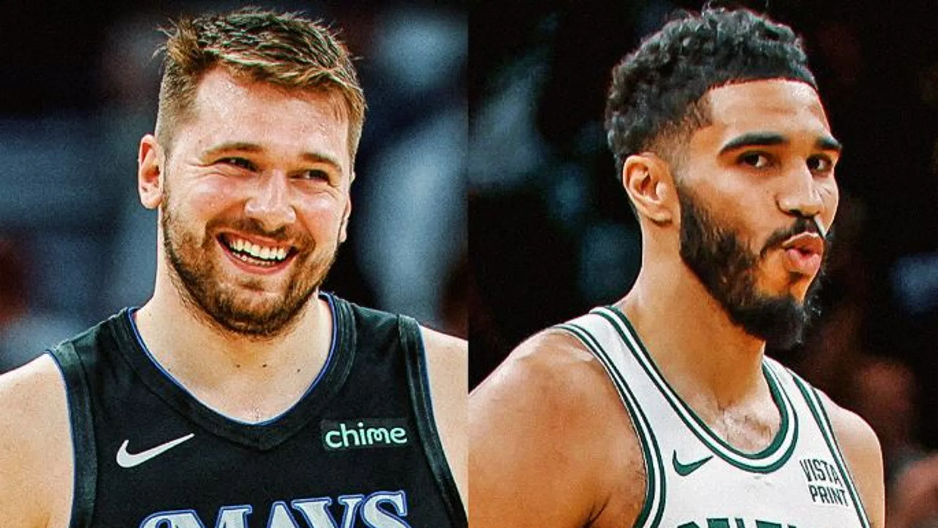 Luka Doncic y Jayson Tatum Luka Doncic y Jayson Tatum