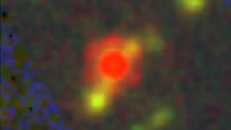 Imagen de un 'puntito rojo' Imagen de un 'puntito rojo'