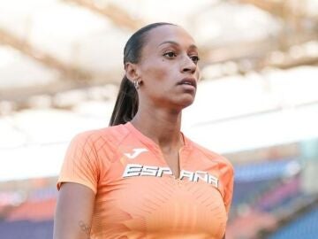 Ana Peleteiro en una imagen subida a redes sociales con la equipación de España para los JJOO