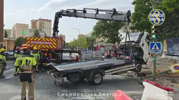 Accidente autobús Sevilla
