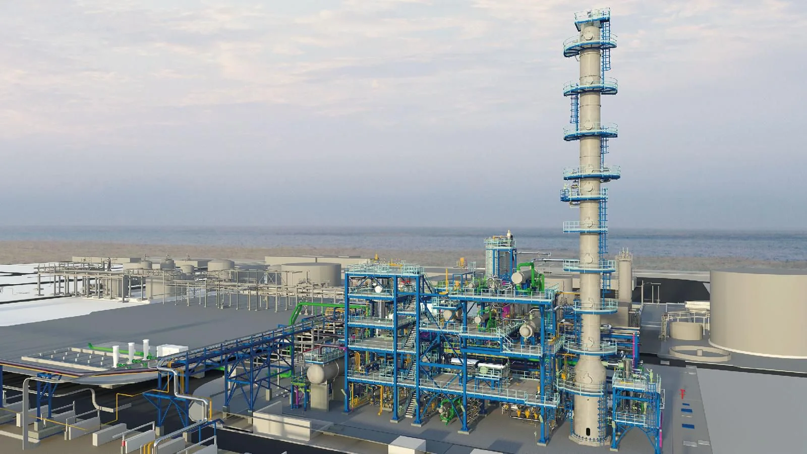 Planta qu&iacute;mica que construir&aacute; Cepsa para elaborar alcohol isoprop&iacute;lico