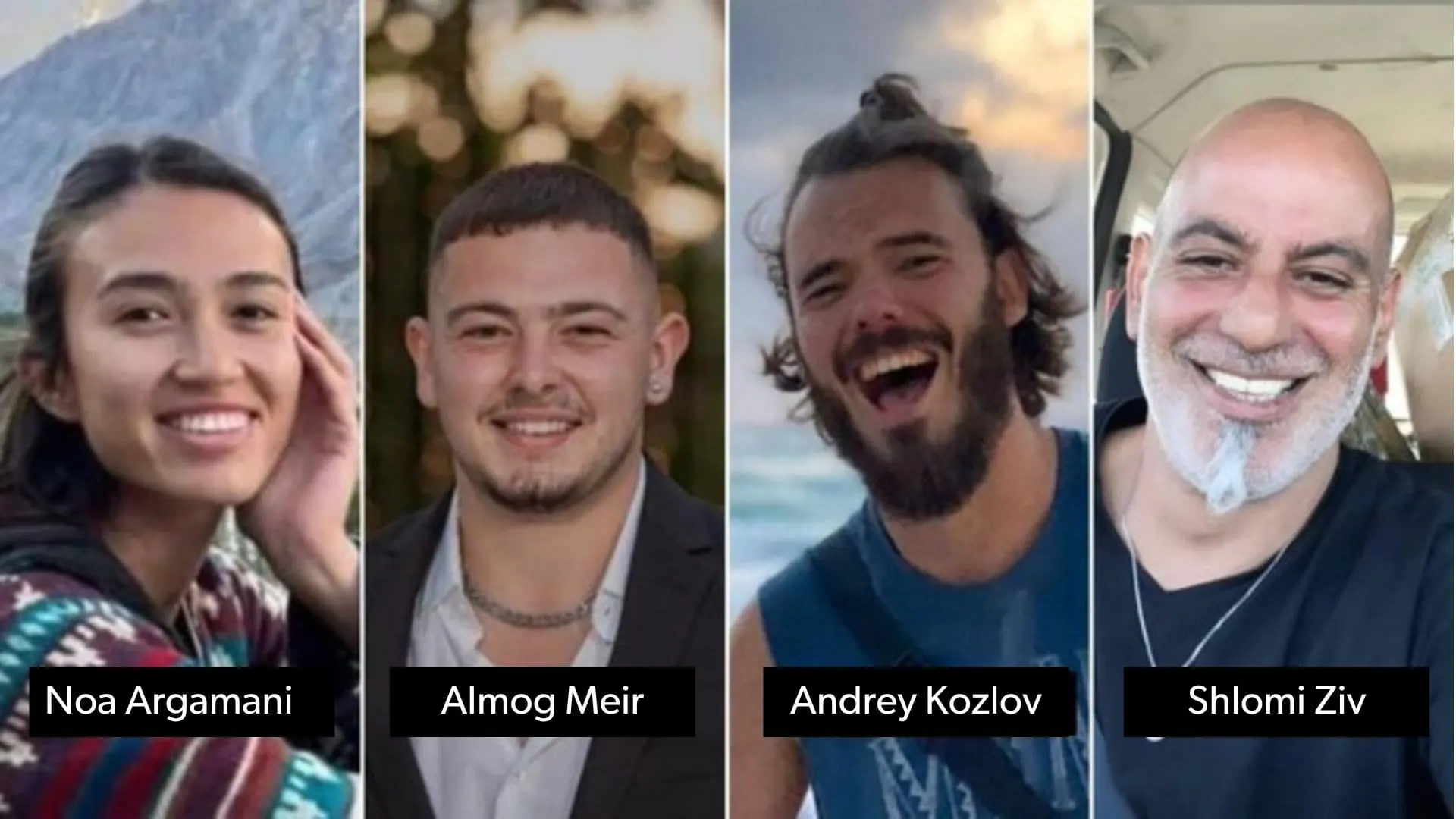 Los cuatro rehenes israel&iacute;s rescatados
