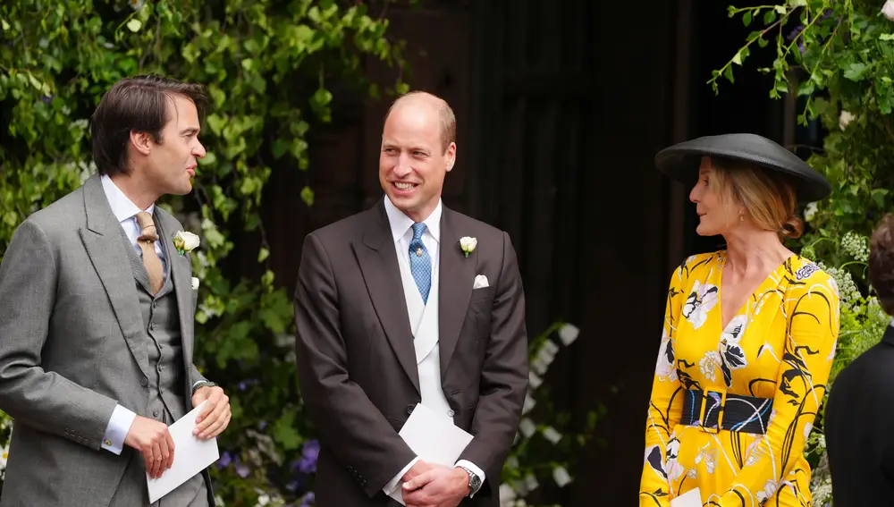 El príncipe Guillermo, acomodador en la boda de los duques de Westminster