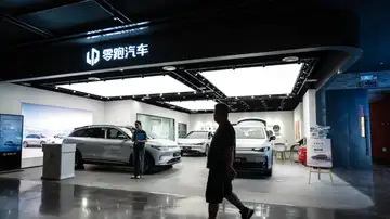 Exposición de vehículos eléctricos chinos