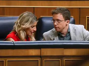 Yolanda Díaz e Íñigo Errejón Yolanda Díaz e Íñigo Errejón