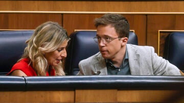 Yolanda Díaz e Íñigo Errejón