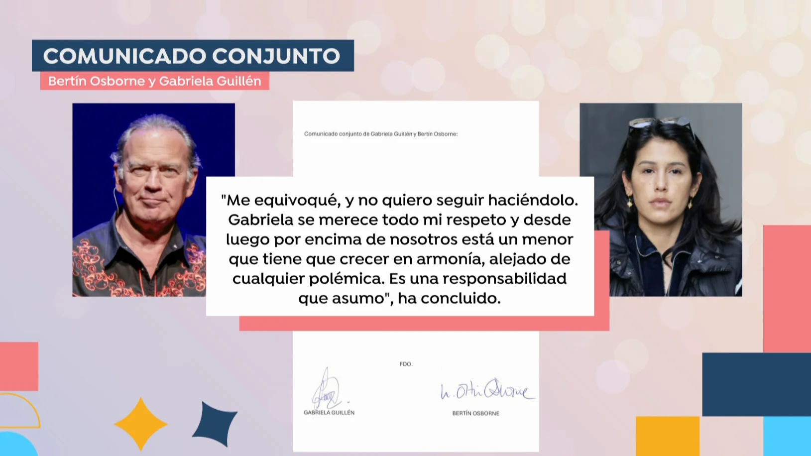 Bertín Osborne reconoce a su hijo. Bertín Osborne reconoce a su hijo.