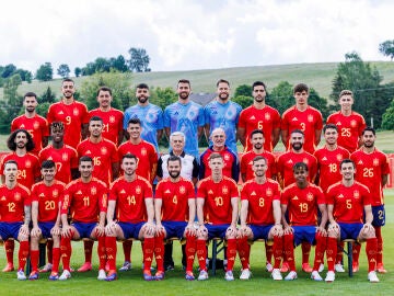 Foto oficial de la selección española para la Eurocopa 2024