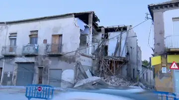 Casa derruida en Murcia tras el temporal 