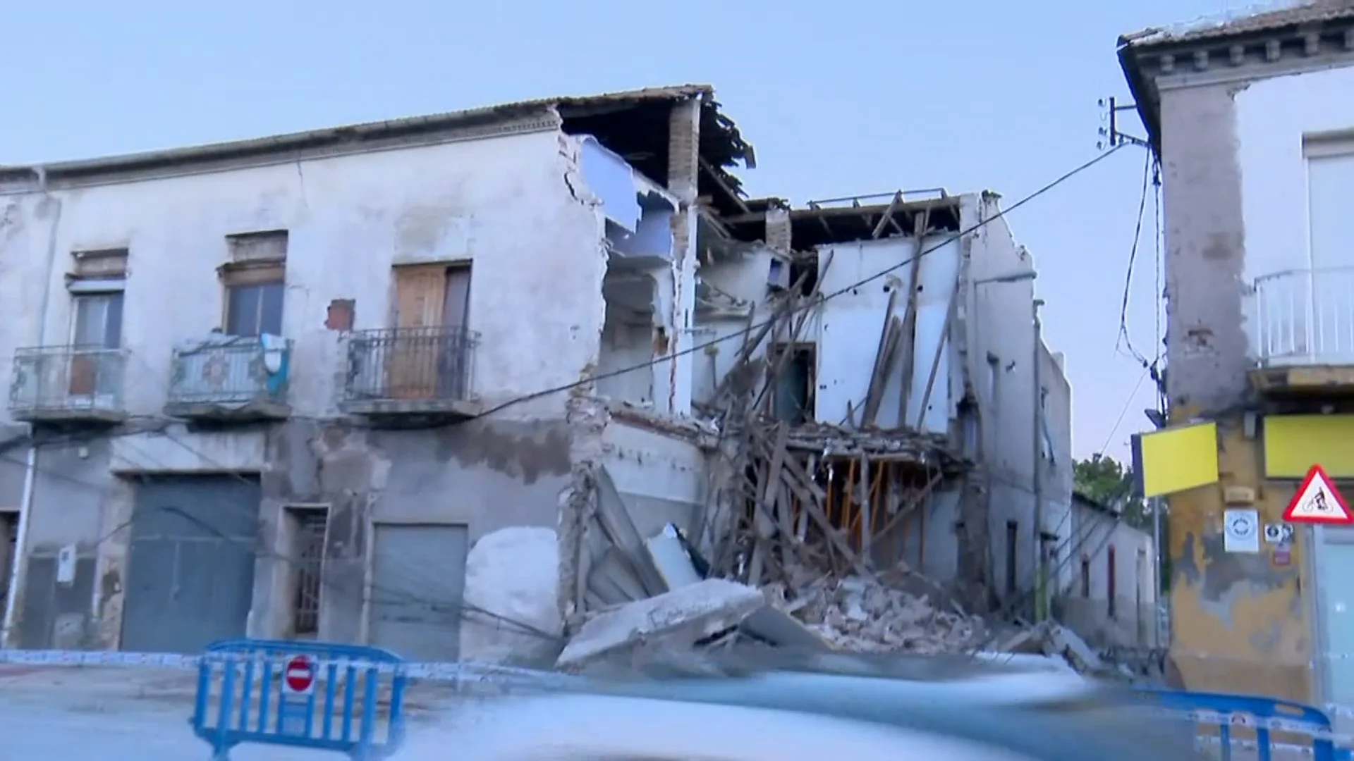 Casa derruida en Murcia tras el temporal Casa derruida en Murcia tras el temporal