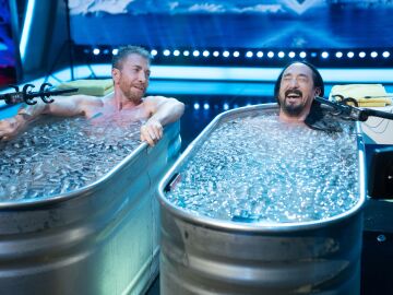 Pablo Motos y Steve Aoki