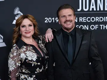Lucía Galán y Joaquín, dúo de Pimpinela, en 2019 Lucía Galán y Joaquín, dúo de Pimpinela, en 2019