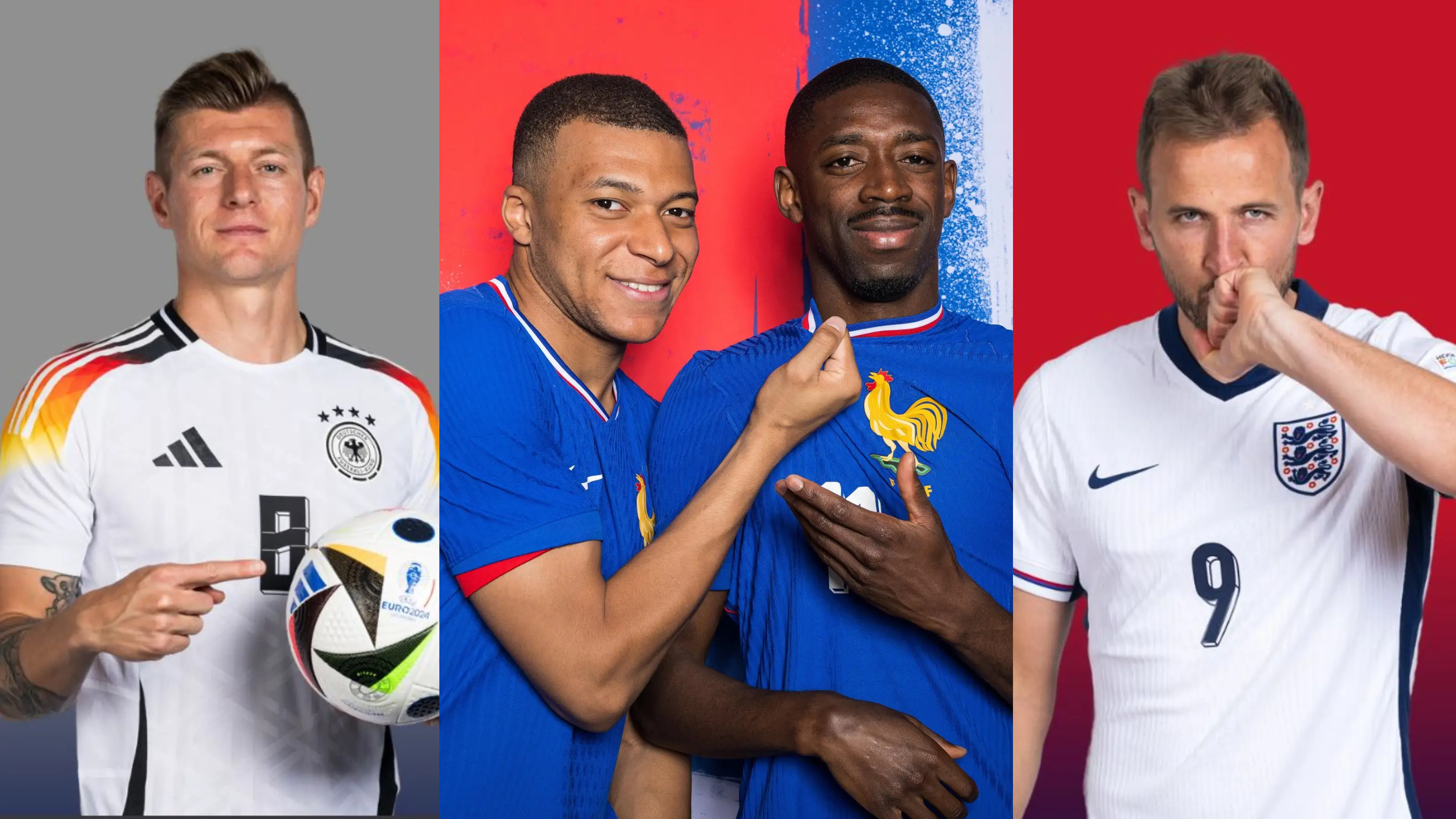 Kroos, Mbappé, Dembélé y Kane Kroos, Mbappé, Dembélé y Kane
