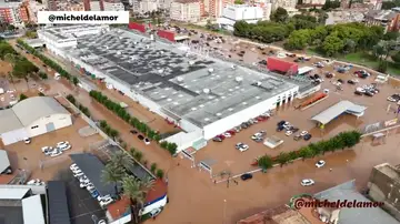 Murcia, a vista de dron tras las lluvias