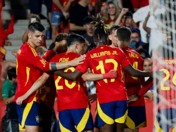 La selección española, unida en la Euro