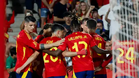 La selección española, unida en la Euro La selección española, unida en la Euro
