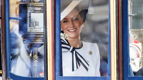 Fotografía de la Princesa de Gales este sabado en el desfile Trooping the Colour de Londres Fotografía de la Princesa de Gales este sabado en el desfile Trooping the Colour de Londres