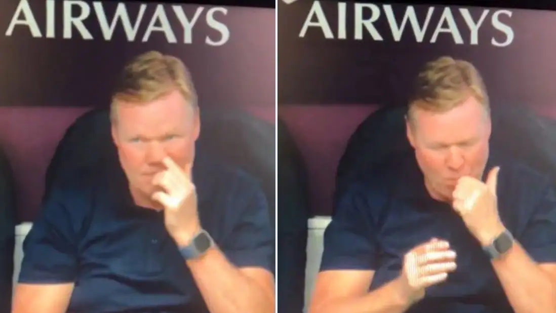 Koeman, cazado por las cámaras Koeman, cazado por las cámaras