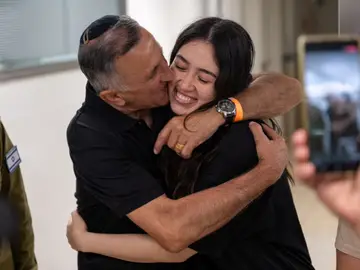 La policía israelí difunde nuevas secuencias del rescate de Noa Argamani La policía israelí difunde nuevas secuencias del rescate de Noa Argamani