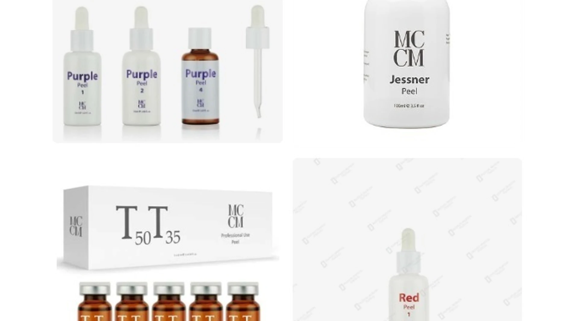 Imagen de los cosméticos afectados Imagen de los cosméticos afectados