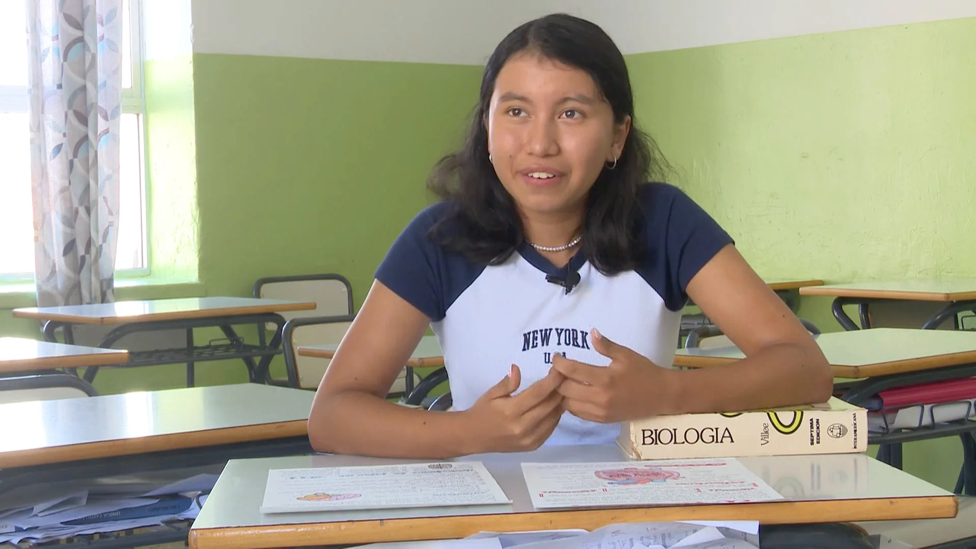 Isabel García, alumna brillante en la EBAU con solo 15 años Isabel García, alumna brillante en la EBAU con solo 15 años