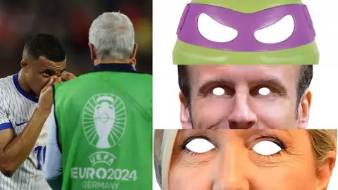 Kylian Mbappé y las propuestas de máscaras de sus seguidores Kylian Mbappé y las propuestas de máscaras de sus seguidores