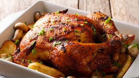 Pollo cocinado Pollo cocinado