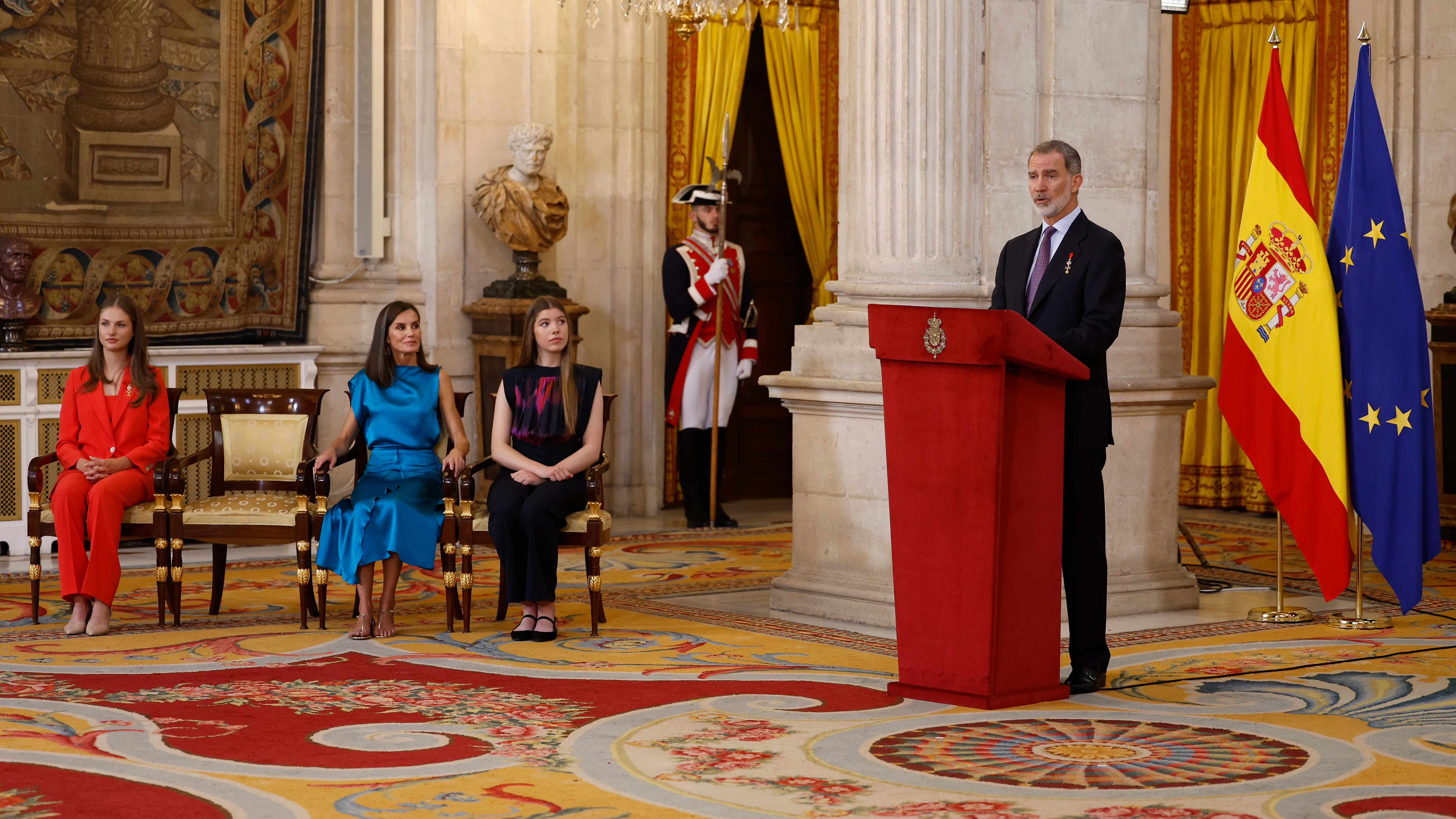 Discurso del rey Felipe VI en el Palacio Real Discurso del rey Felipe VI en el Palacio Real