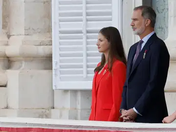 La Princesa Leonor y Felipe VI