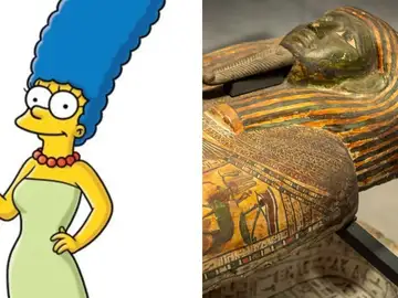 Marge Simpson 'aparece' en un sarcófago egipcio de más de 3.000 años Marge Simpson 'aparece' en un sarcófago egipcio de más de 3.000 años