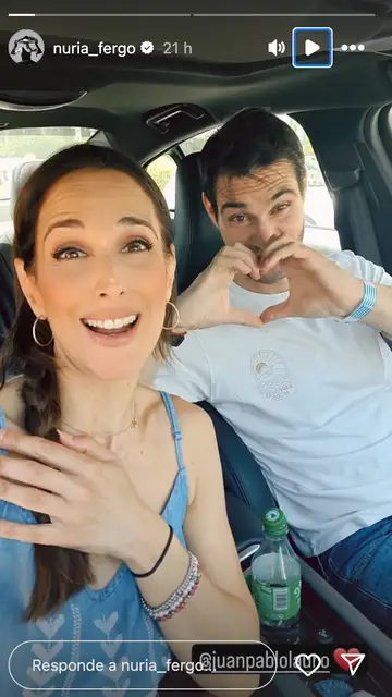Juan Pablo Lauro vuelve a casa con Nuria Fergó tras recibir el alta Juan Pablo Lauro vuelve a casa con Nuria Fergó tras recibir el alta