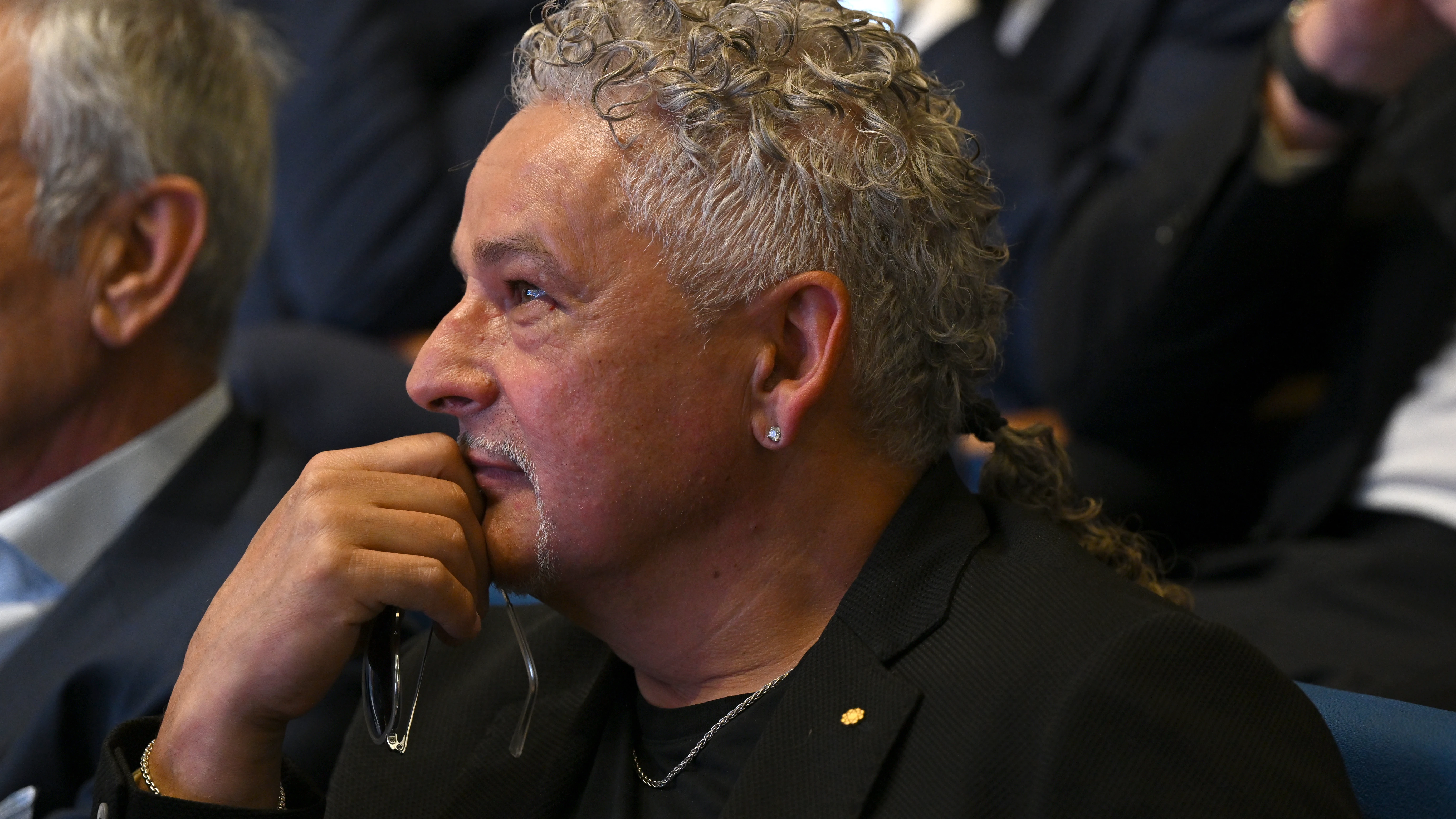 Roberto Baggio,el pasado 3 de junio en un acto en Florencia