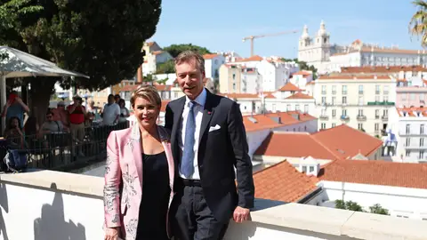 El gran duque Enrique de Luxemburgo y su mujer, María Teresa El gran duque Enrique de Luxemburgo y su mujer, María Teresa