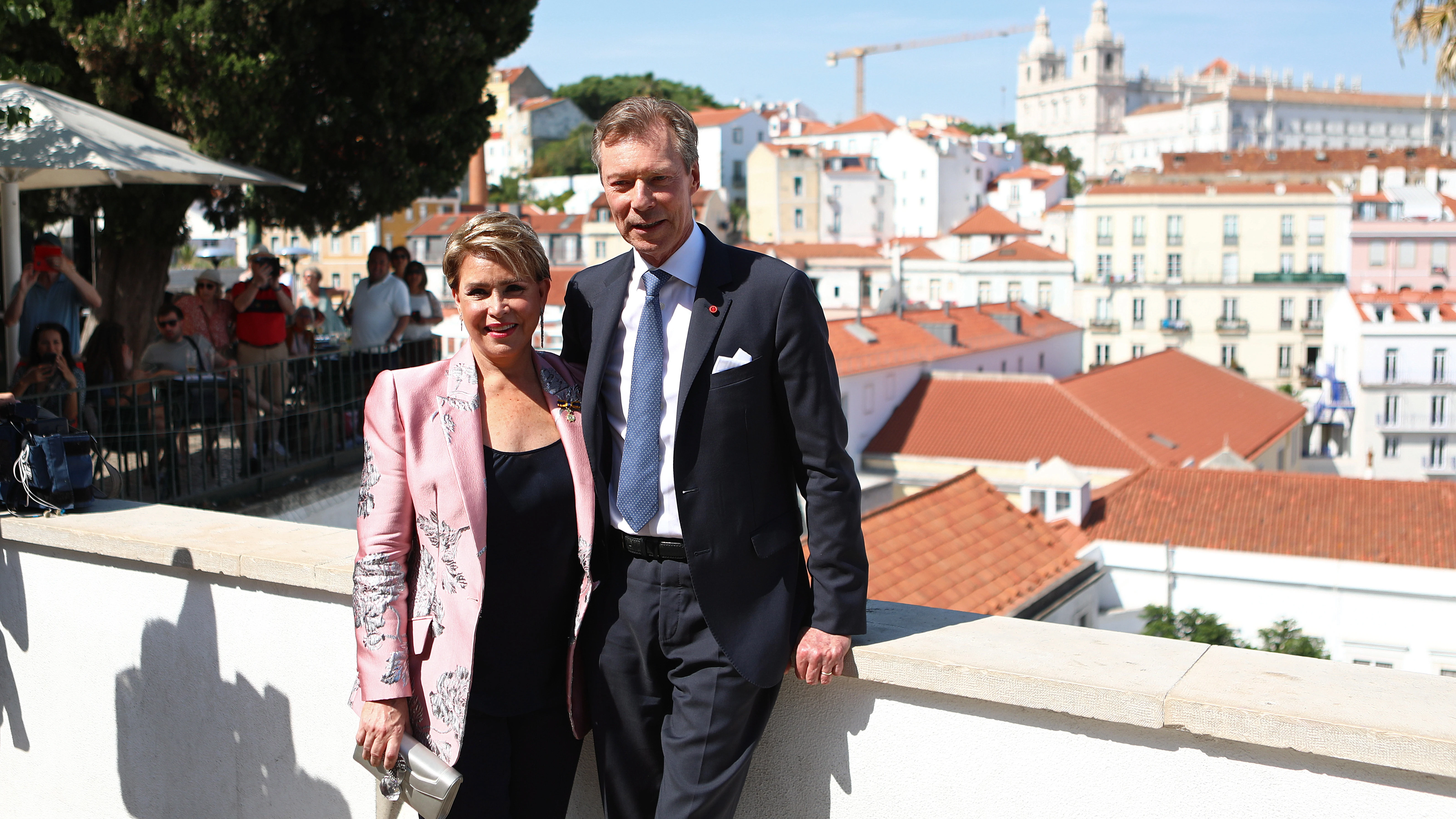 El gran duque Enrique de Luxemburgo y su mujer, María Teresa El gran duque Enrique de Luxemburgo y su mujer, María Teresa