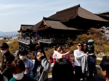 Turistas en Japón