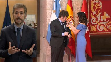 El consejero de Presidencia de Madrid defiende la medalla a Milei: 