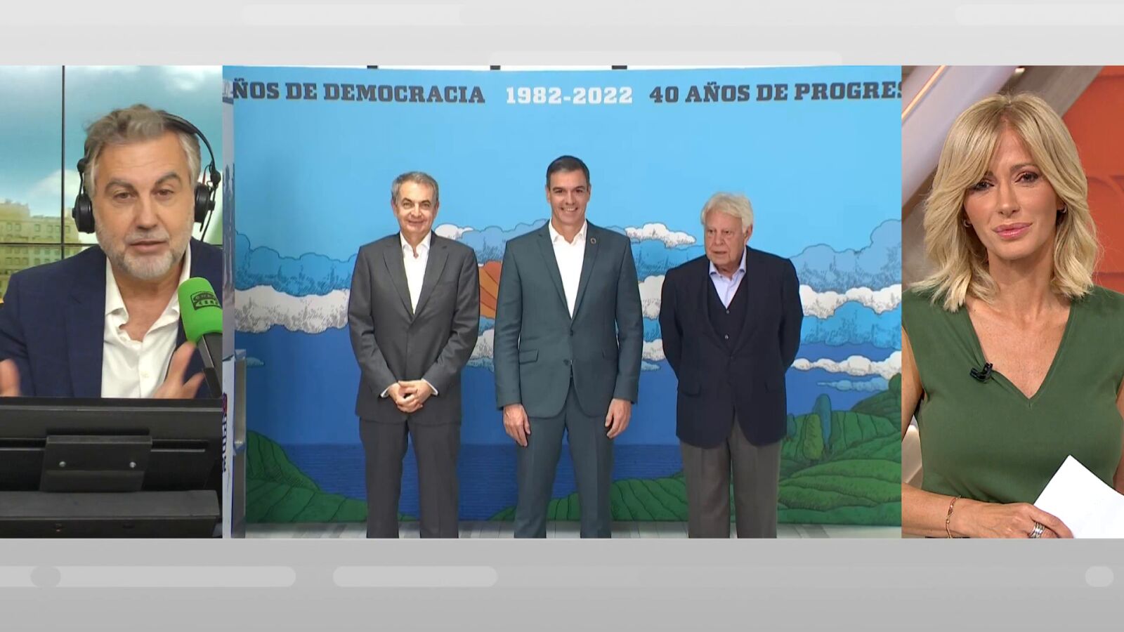 Carlos Alsina, sobre un cara a cara entre Felipe González y Zapatero: 