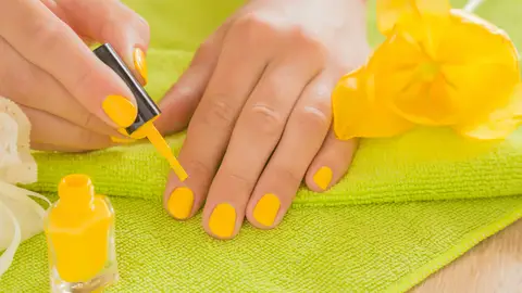 Uñas amarillas Uñas amarillas