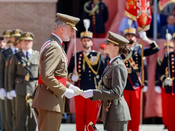 El rey Felipe y la princesa Leonor en Zaragoza El rey Felipe y la princesa Leonor en Zaragoza