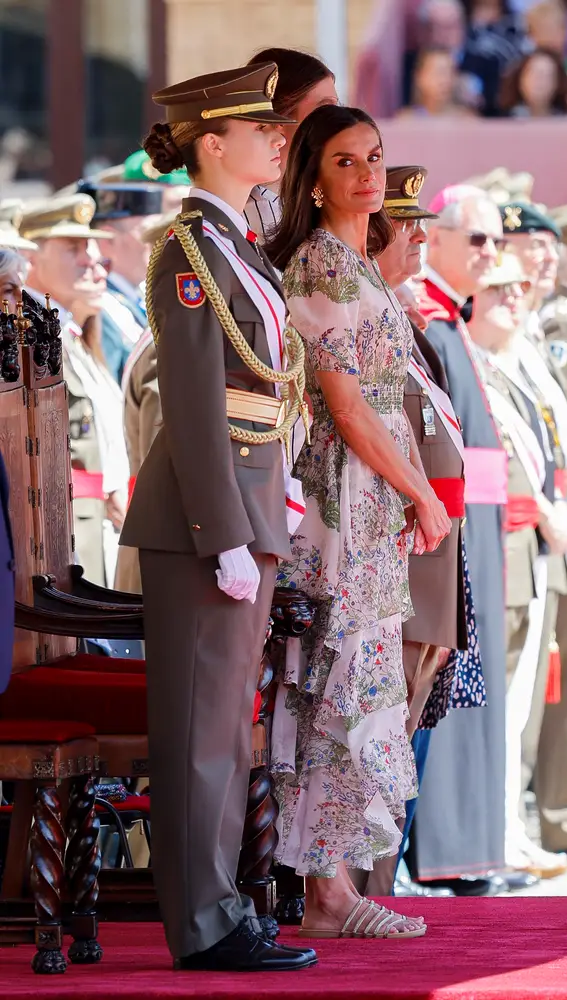 La reina Letizia, orgullosa de la princesa Leonor