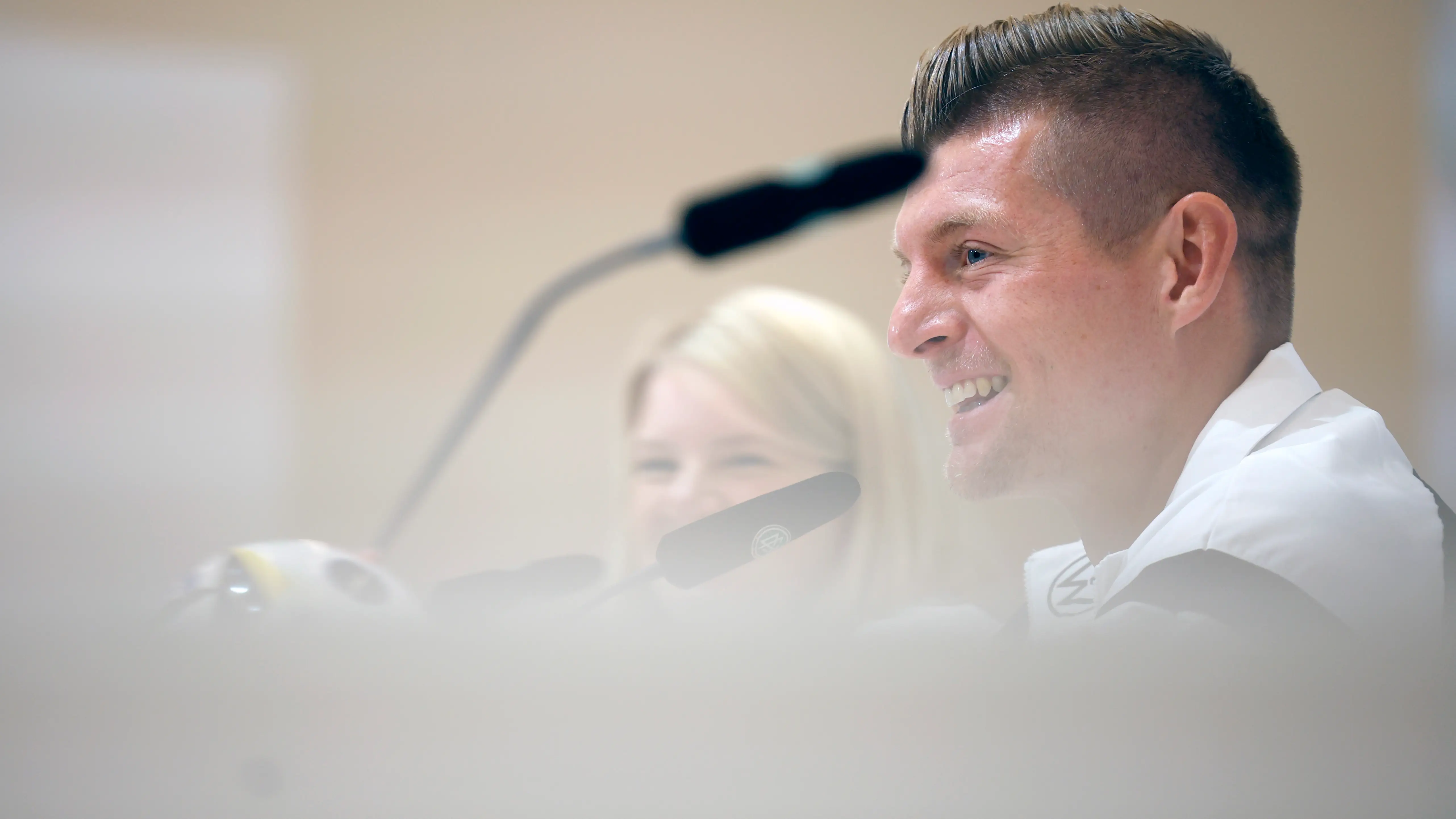 Toni Kroos habla ante los medios en Herzogenaurach (Alemania) Toni Kroos habla ante los medios en Herzogenaurach (Alemania)