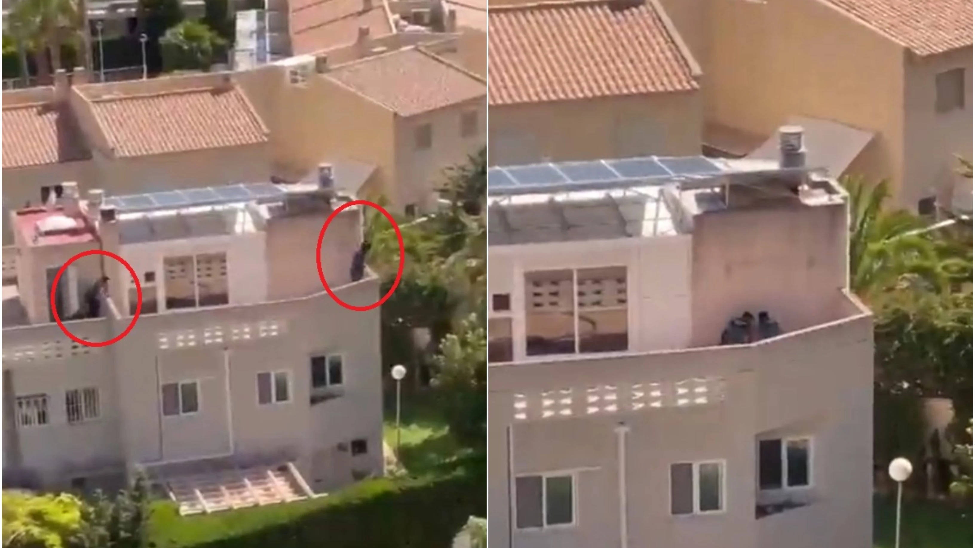 Im&aacute;genes capturadas de la persecuci&oacute;n
