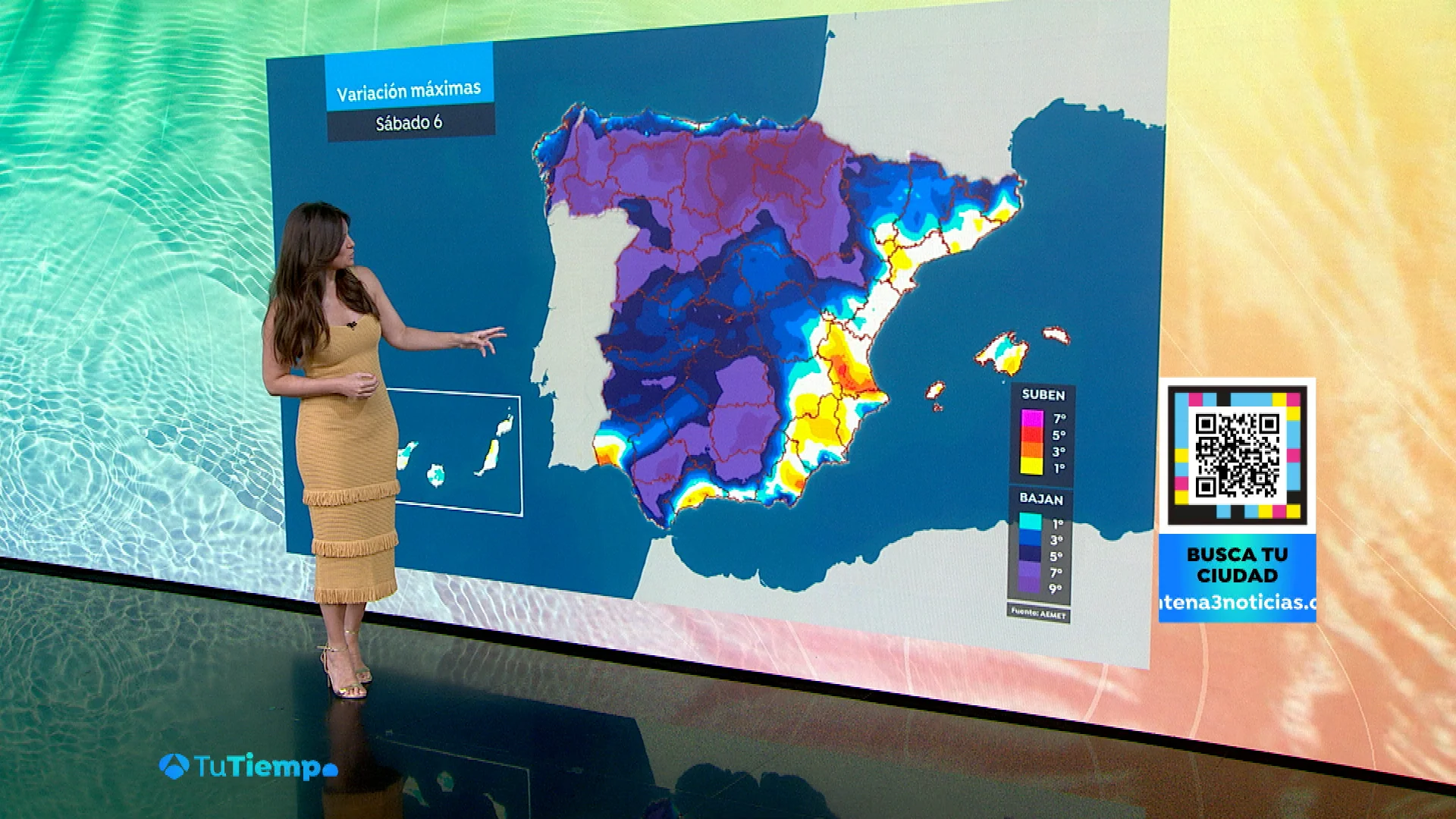 Mercedes Martín alerta de la "caída de temperaturas" Mercedes Martín alerta de la "caída de temperaturas"