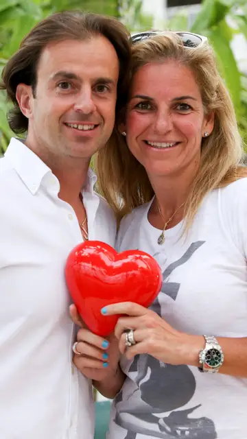 Arantxa Sánchez Vicario y Josep Santacana en 2014 Arantxa Sánchez Vicario y Josep Santacana en 2014