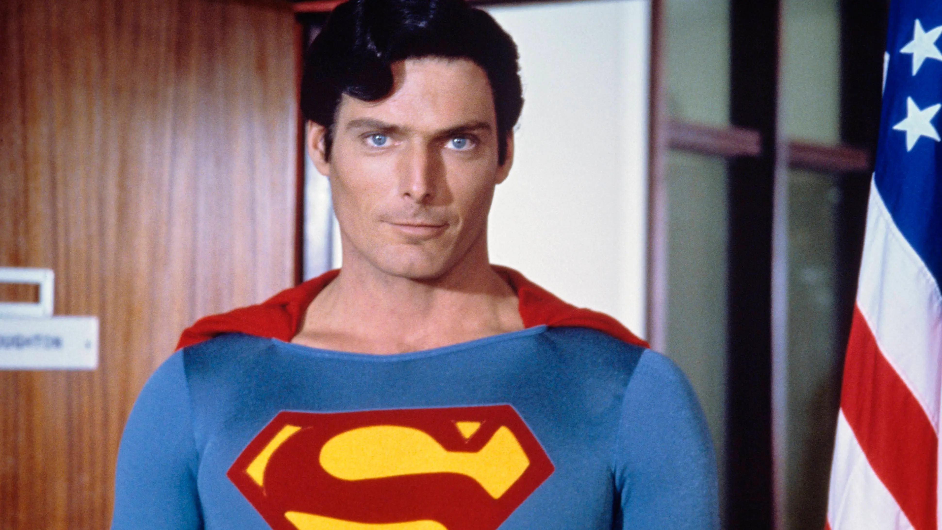 Christopher Reeve en Superman VI en 1987 Christopher Reeve en Superman VI en 1987