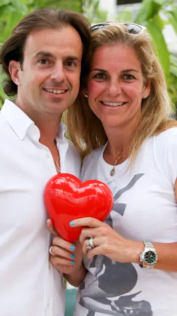 Arantxa Sánchez Vicario y Josep Santacana en 2014 Arantxa Sánchez Vicario y Josep Santacana en 2014